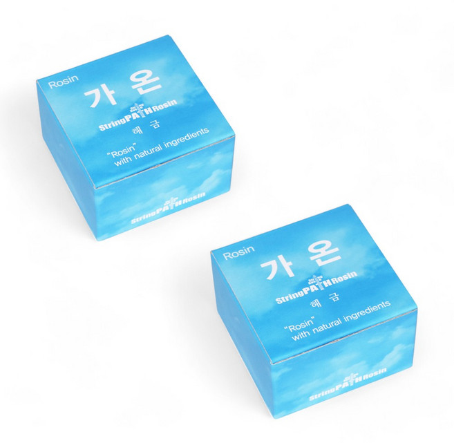 엔스타코 가온 해금 송진 현악기용 수제 로진, 2개