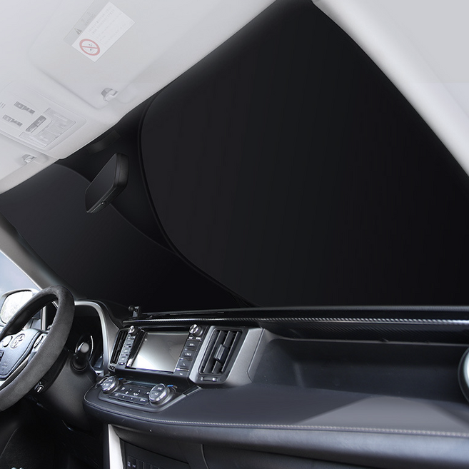 티타늄실버 코팅 원터치 앞유리 햇빛가리개 카니발 쏘렌토 제네시스 g80 g70 그랜져 싼타페 스포티지, 1개