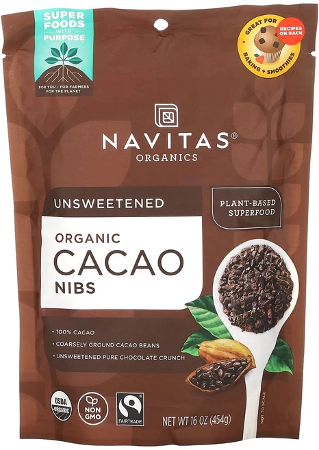 몸관리하세요 겨울입니다 Navitas Organics 유기농 카카오닙스 454g(16oz) 특별관리진행, NavitasOrganics유기농카카오닙스454g16o - 쿠팡