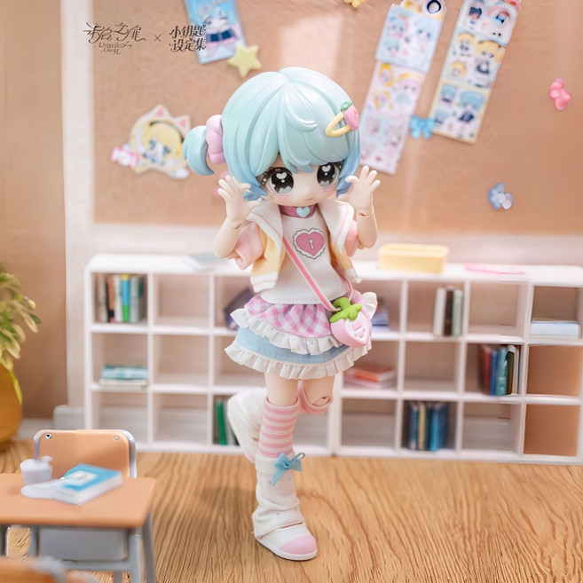 未啟之扉 小鑰匙設定集 可動人偶 12分 BJD 盲盒, 1個, 小鑰匙-假期少女【拆盒確認】
