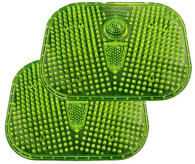 국산 성진 마그네트 지압매트 비너스콤비 발마사지, 2개, 그린