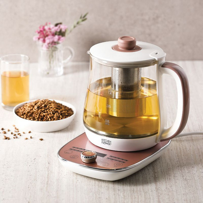 키친플라워 티포트 1.5리터, KEK-TP1500BE