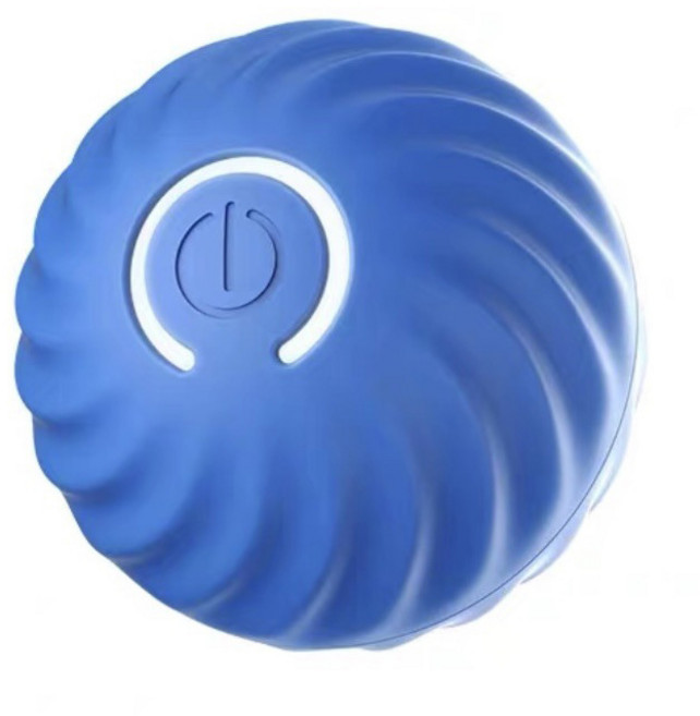 오브펫 반려동물 스마트 자동 장난감 토이볼 움직이는 반려견 러닝볼 셀프 무방 공, 1개, 블루