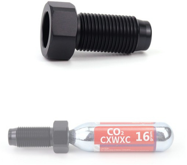 88G Co2 카트리지 실린더 어댑터에서 3/8-24UNF 나사로 변환 12G/16G/25G 피팅