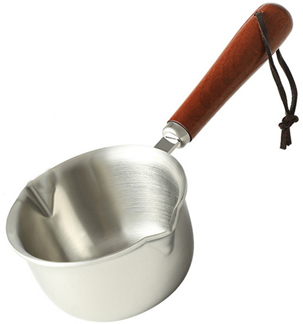 SoBuy 다용도 스테인리스 밀크팟, 1개, 실버, 10.2cm