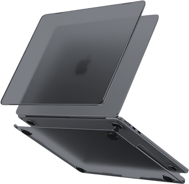 AWA 맥북네오케이스 반 투명케이스 MacBookNeo전용, 1개, 무광 블랙