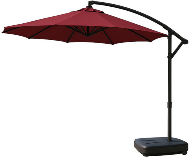 캠인노크 3m 야외 그늘막 팔각 파라솔 주택 카페 루프탑 정원 수영장 테라스, 팔각파라솔 와인