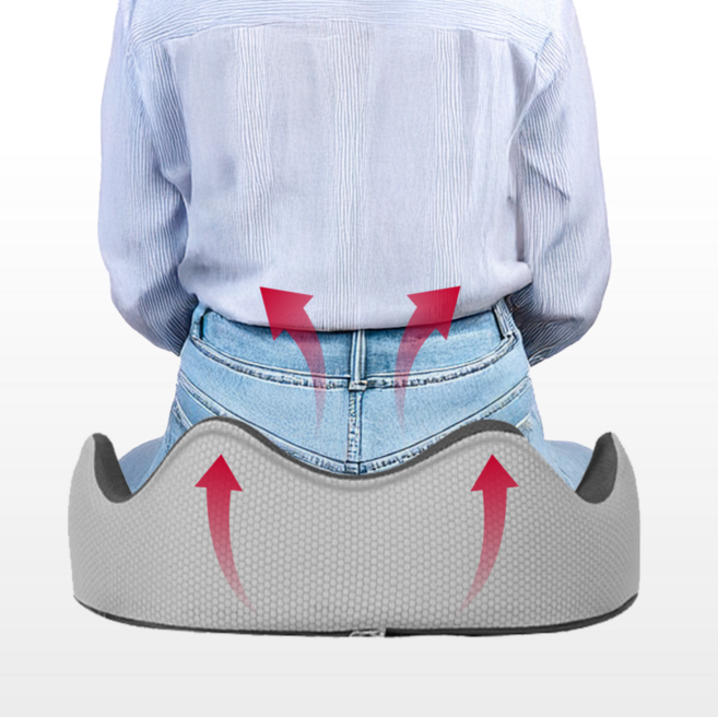 온픽스 고관절 고정 방석 자세 교정 체압 분산, 블랙