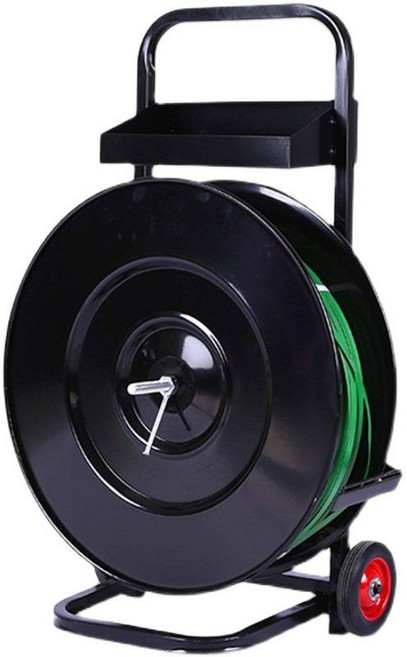 거치대 노끈 밴딩기 이동식 스트랩 디스펜서 포장 정리 철제 결속기 보관대 소형 디스크 트롤리, 1개, B모델 소형