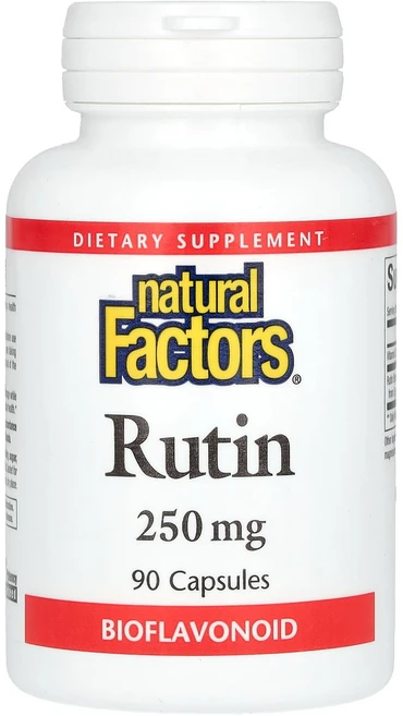 Natural Factors 루틴 250mg 캡슐 90정, NaturalFactors루틴250mg캡슐90정, 1개 - 쿠팡