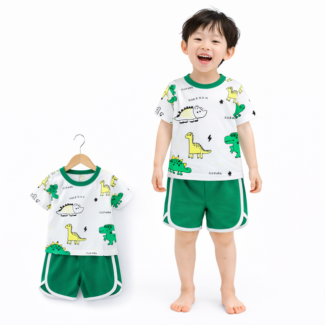 아기 상하복 나시 세트 여름 데일리룩 통기성 냉감 소재 외출복 실내복