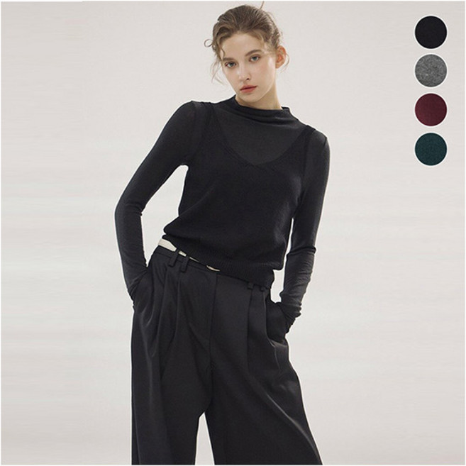 [태그] [TAG] 메리노울100 뷔스티에+풀오버 2종세트