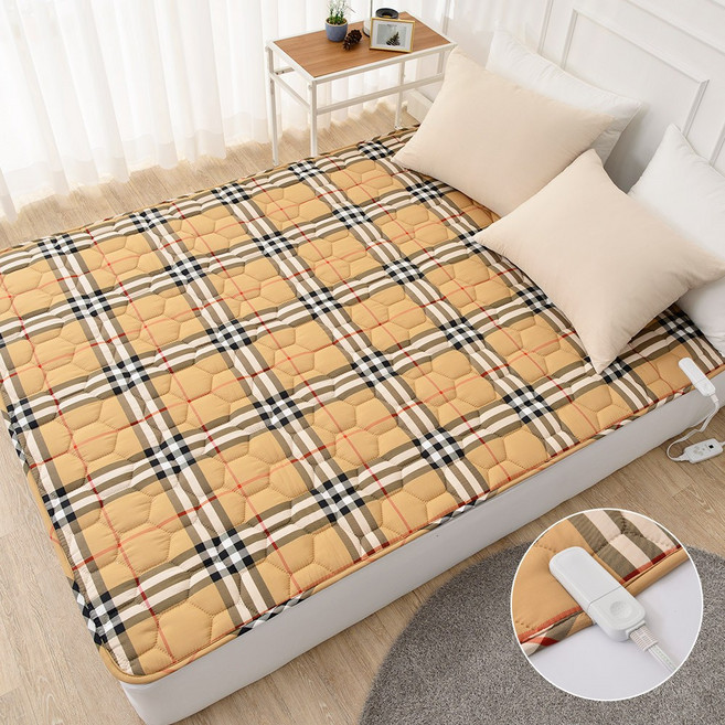 [라돈/전자파 없는 알러지케어] 탄소 카본 EMF 인증 전기매트 탄소매트 온열매트 거실용 침대용 (퀸/슈퍼싱글) 전기장판 전기요, 에버체크, 슈퍼싱글(SS)