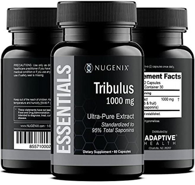 MAPEinc 누게닉스 트리불루스 테레스트리스 추출물 95% 총사포닌 1000 mg 60정, 1개