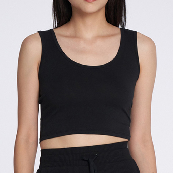 24COMMA CATS006 시티 올 데이 텐셀 모달 여성 크롭 런닝나시 3p