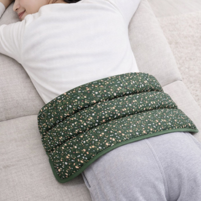 그린라이프 국산 팥 허리 찜질팩 날개손잡이형, 1개