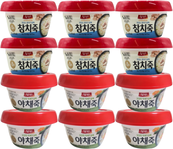 동원 양반 참치 야채죽 285g 12개