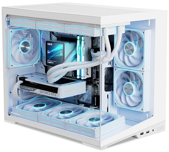 장우컴퍼니 게이밍PC 화이트에디션 라이젠 7800X3D RTX 5070Ti RAM DDR5-6000 CL30 32GB SSD 512~2TB 윈도우11 조립컴퓨터 게임용 컴퓨터, OS 없음, 1TB, 지포스 RTX 5070 Ti, G41 라이젠7 7800X3D