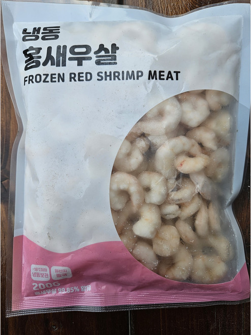 홍새우살 2kg (200g X 10팩) 냉동 깐 새우살 소포장 업소용 대용량 벌크, 홍새우살(200gX10팩) 200-300, 1개