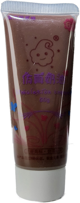 쁘띠끄 데코덴 생크림 50g 꾸미기 파츠 diy 재료, 초코, 1개