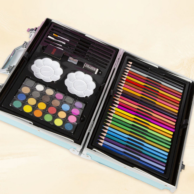 ErrifY 145P 미술 도구 4단 세트, 1세트, Blue