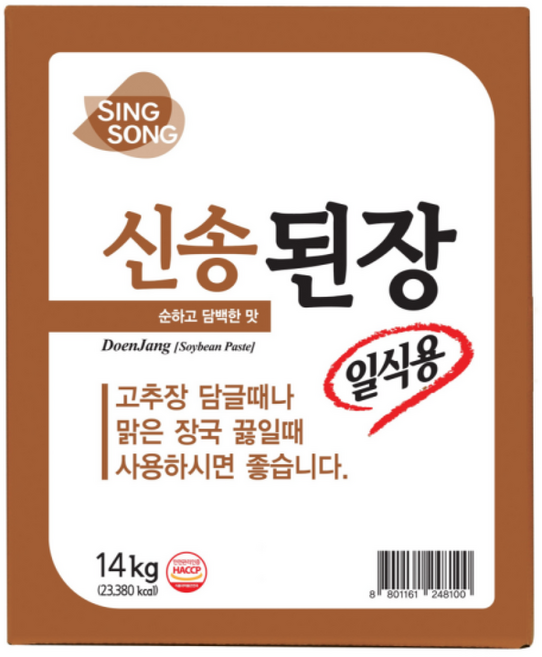 신송 일식된장 백된장 미소, 1개, 14kg
