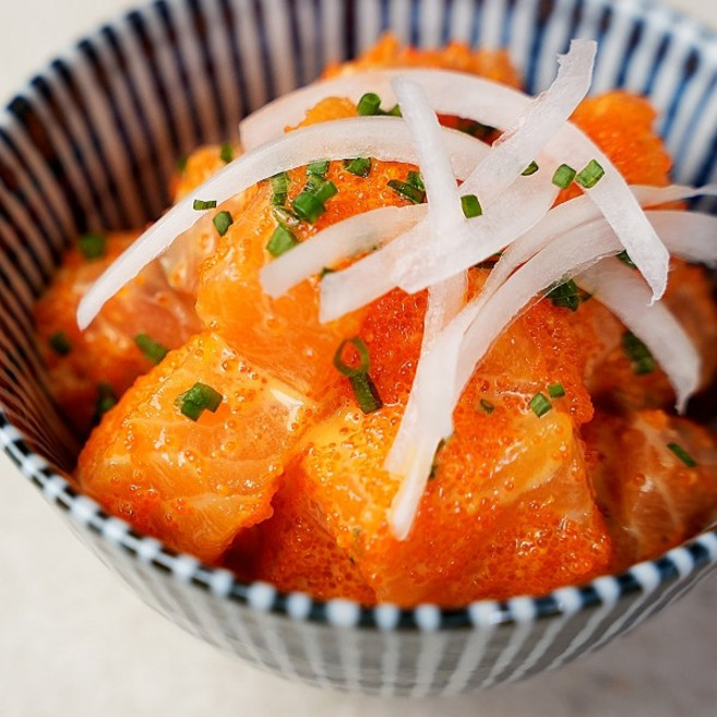 기타 스리라차 마요연어 연어 500g+날치알+스리라차소스 연어깍두기, 1개, 500g