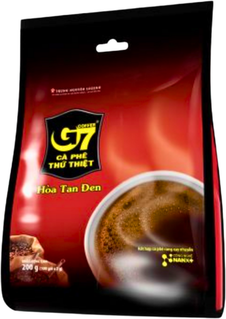 베트남 쭝웬 G7 블랙커피, 2g, 1개, 100개입