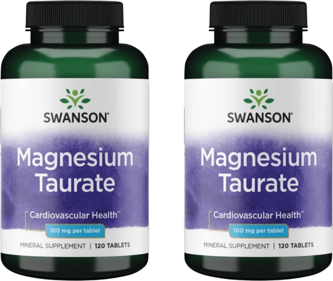 스완슨 마그네슘 타우린염 타우레이트 120정 2개 - 쿠팡