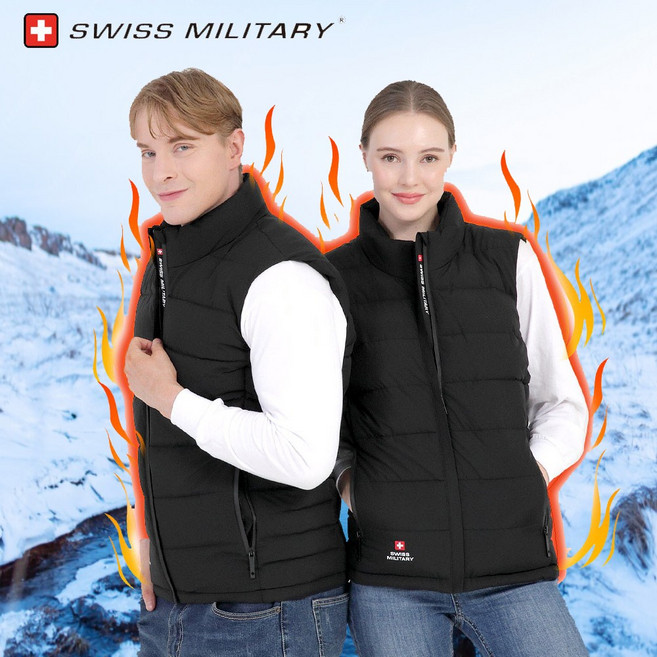 라이더 발열 방한 골프 패딩 남자 여자 겨울 열선 배달 조끼