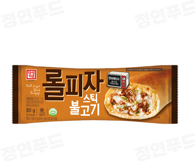 본사직영 한성기업 롤피자스틱 불고기, 80g, 5개