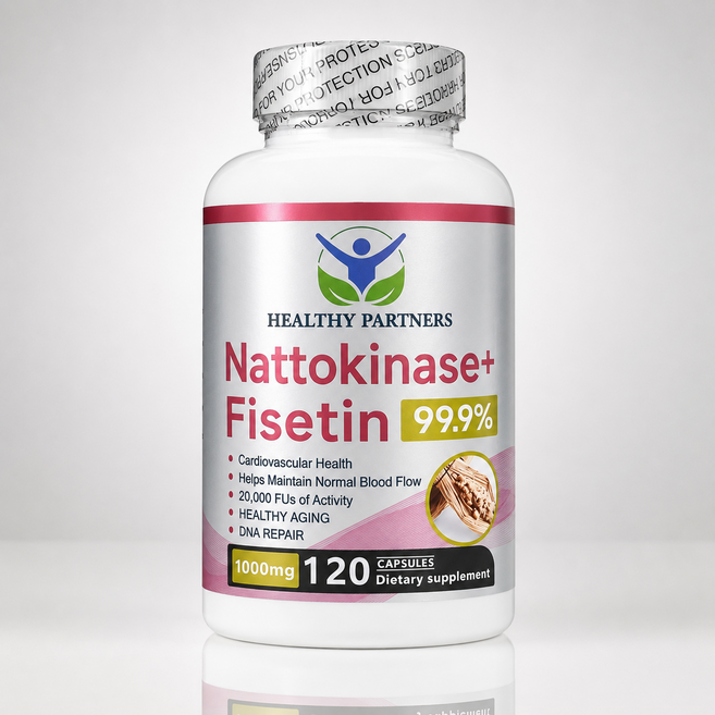 나토키나제 20000fu 고함량 피세틴 코큐텐 프로안토시아니딘 프테로스틸벤 1000mg, 1개, 120정