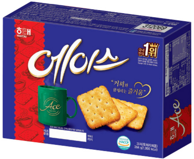 해태제과 에이스 과자, 364g, 1개