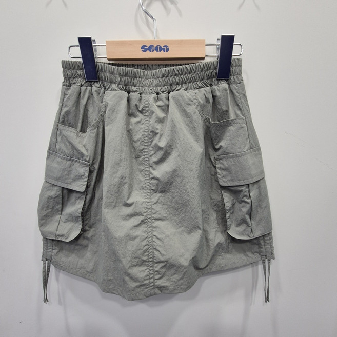 NC충장점 에스핏 아동 주니어 // 빠른배송// *25년 여름상품* SJZ303FFSK02 (카키) 올 여름 시원하게 입자!!! 카고 바스락 스커츠 (속바지) *세일*