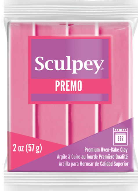 스컬피 프레모 57g (Premo 2oz) 전문가용 폴리머클레이, Blush(다홍색)