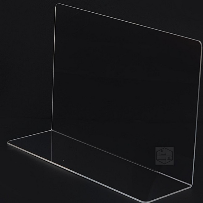 THE한량몰 L형 아크릴 칸막이 대형 투명 파티션 테이블가림막 위생보호대 L형아크릴칸막이