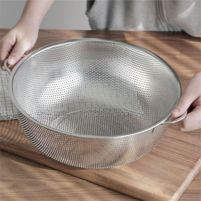 대형 국수 채반 소쿠리 물빠짐망 원형스텐망 거름채망, 1개