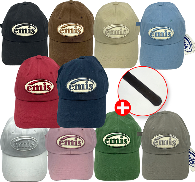 [국내정품] EMIS 이미스 볼캡 모자 톤온톤 와펜