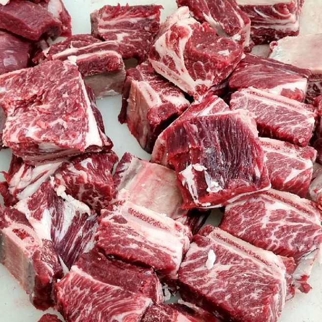 [남도소반] 신선함 그대로 한우암소 못난이찜갈비 (냉동) 500g, 1개