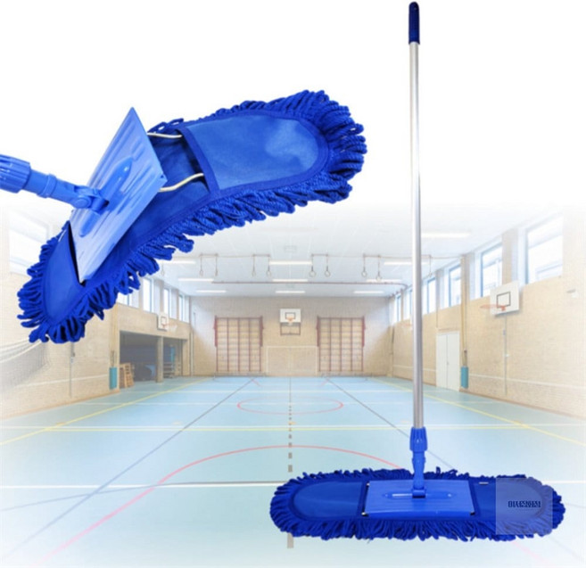 인프마켓 이중 밀대 스펀지 60cm 목봉 150cm 사무실대걸레 체육관걸레 밀대물걸레, 1