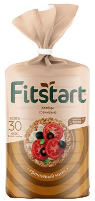 [Fitstart] Crispbreads Buckwheat Mix 90g [핏스타트] 크리스프브레드 메밀 믹스, 1개