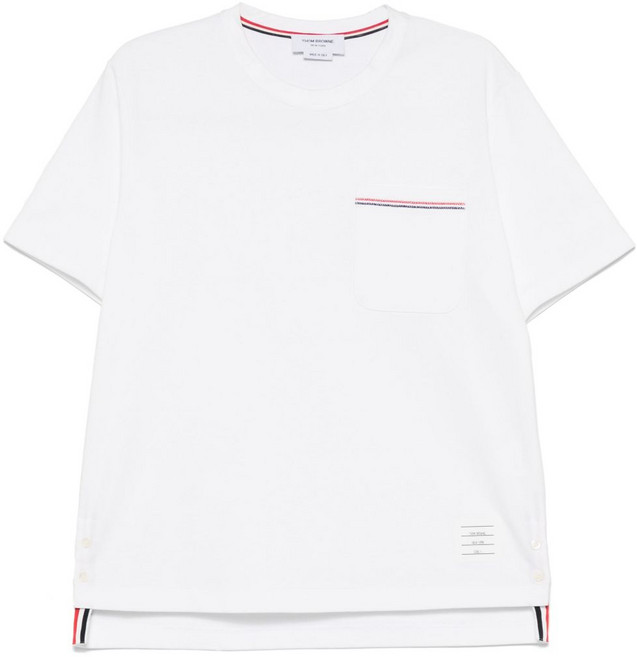 톰 브라운 RWB 스트라이프 저지 티셔츠