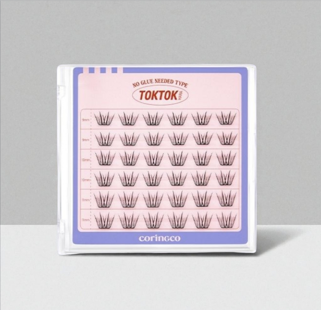 [1등 속눈썹] 코링코 톡톡하라 노글루 속눈썹 9종 중 1, 1개, #블라썸