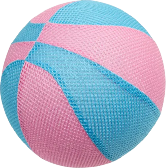 메쉬 탱탱공 농구공/축구공 층간소음 걱정없는 안전한 유아공 디자인 부드럽고 조용한 어린이 실내놀이공, 메쉬농구탱탱공, 1개