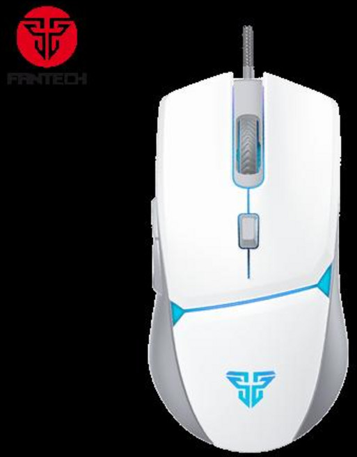 FANTECH CRYPTO 유선 게이밍 마우스 노트북 PC 게이머 마우스용 8000DPI 천만 스위치 RGB 6 버튼 매크로 마우스 VX7, CHINA, 1)WHITE