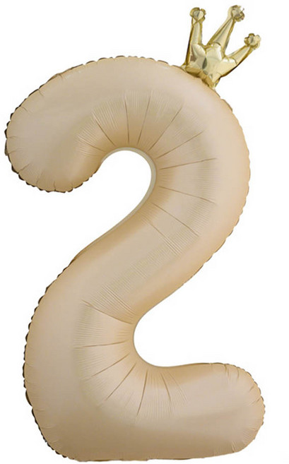 이벤트홀릭 대형 왕관 숫자은박풍선 라떼, 2