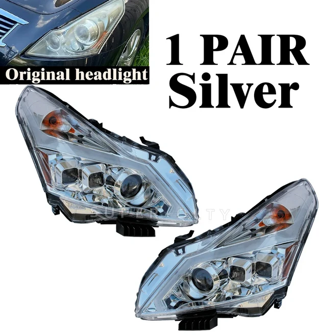 인피니티 G25 G37 G35 Q40 2003-2015 닛산 스카이라인 V36 LED 헤드라이트 DRL 방향지시등 상향등 엔젤아이, 02 2 PCS no AFS