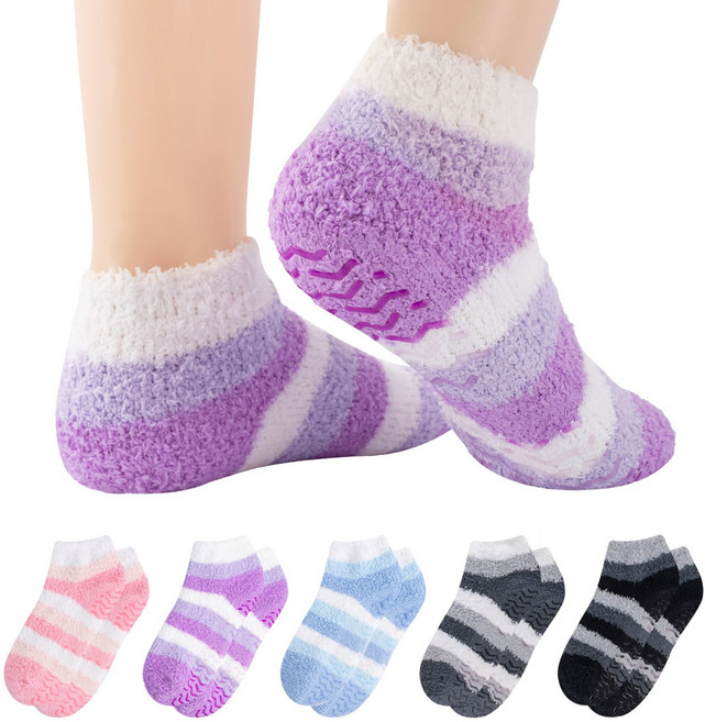 모어스텝 논슬립 남녀 수면양말 5매 세트 수면양말