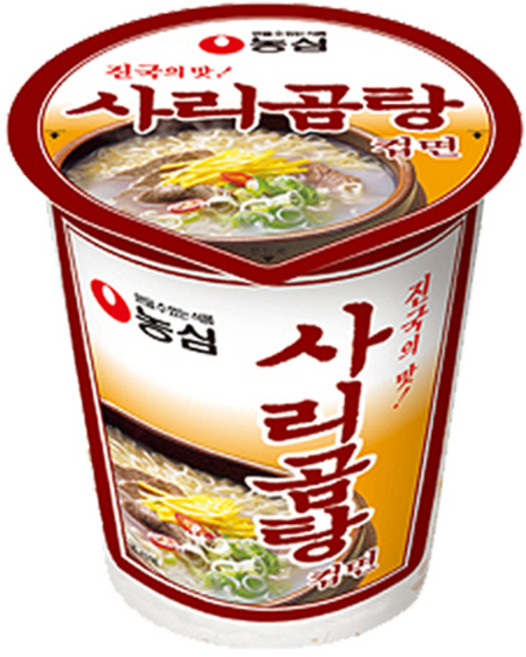 농심 사리곰탕컵 61g, 1개