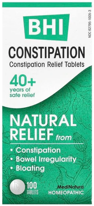 MediNatura BHI 변비 완화제 100정 HEE-10016, 100개, 1정 - 쿠팡